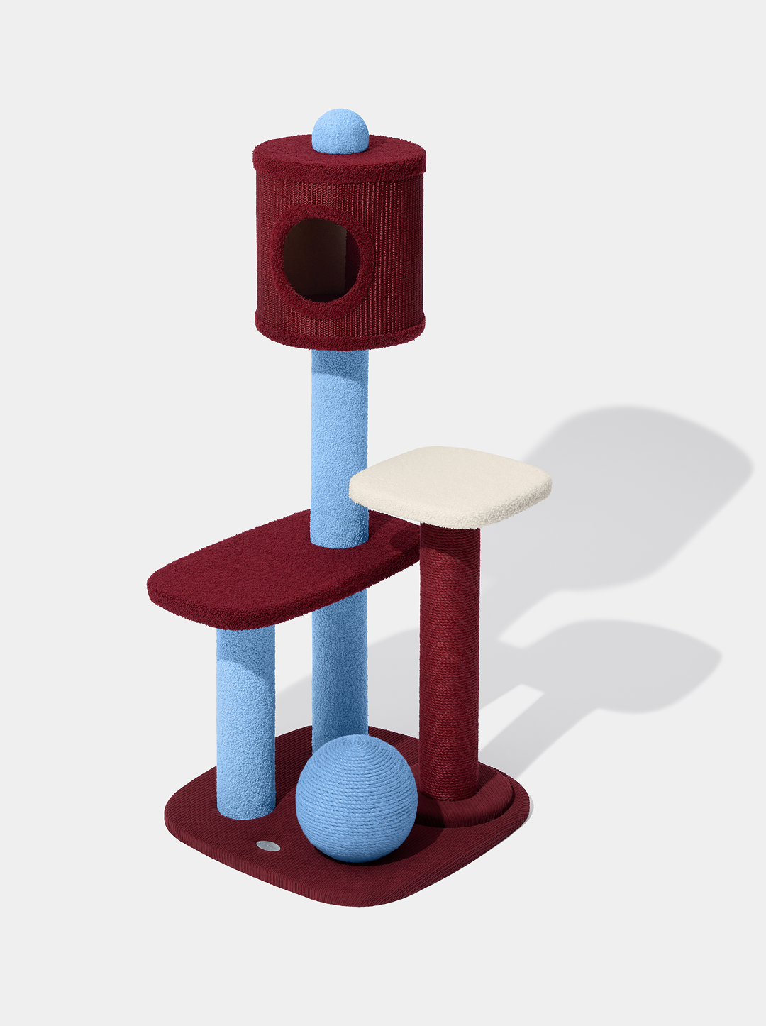 Mist and Merlot Cat Climber (Closed Top)