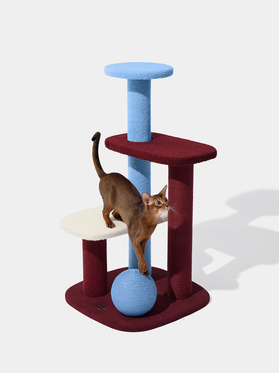 Mist and Merlot Cat Climber (Open Platform)