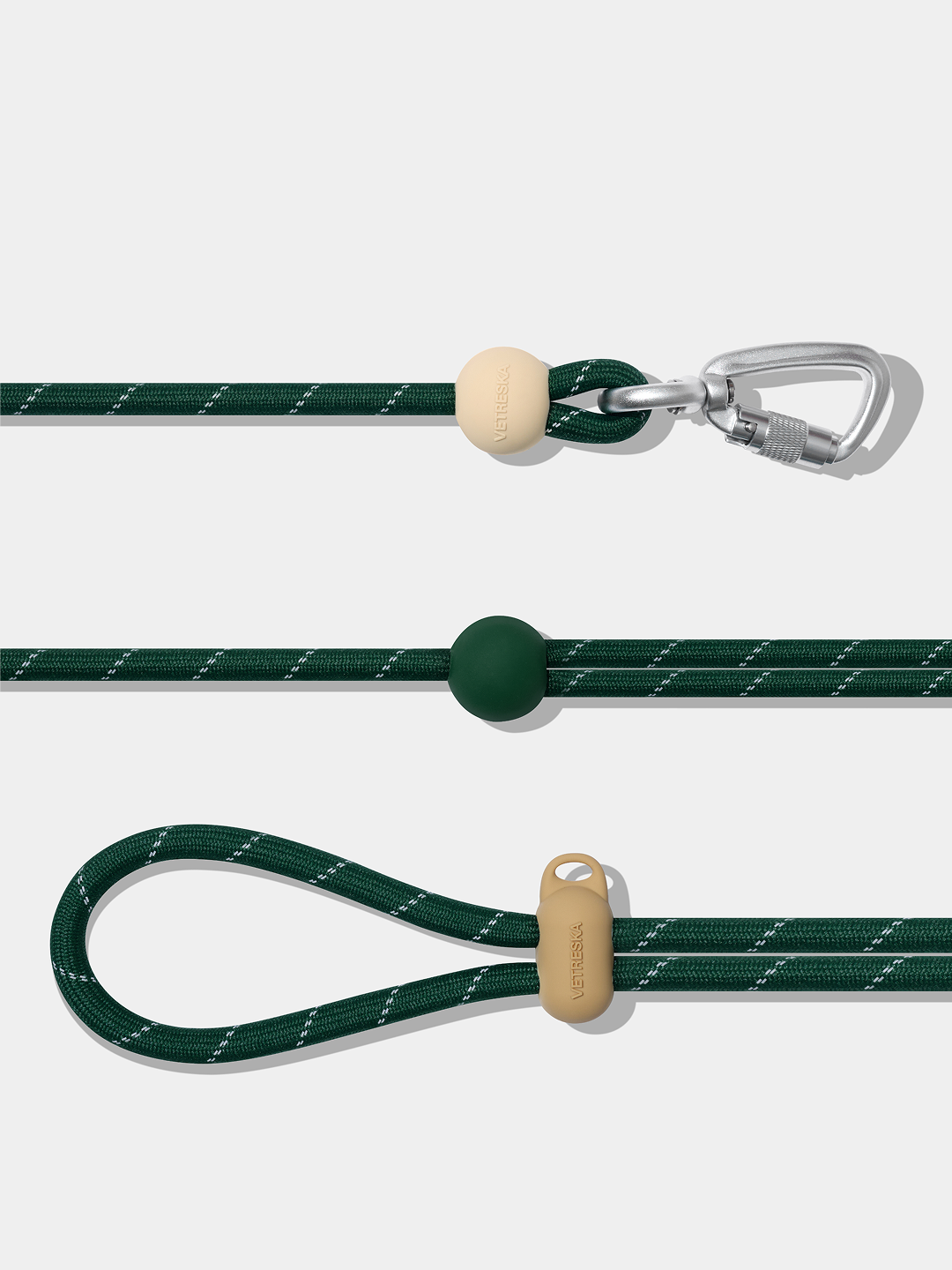 Connect Classic Rope Leash for Pets (Santal Forest) - Premium