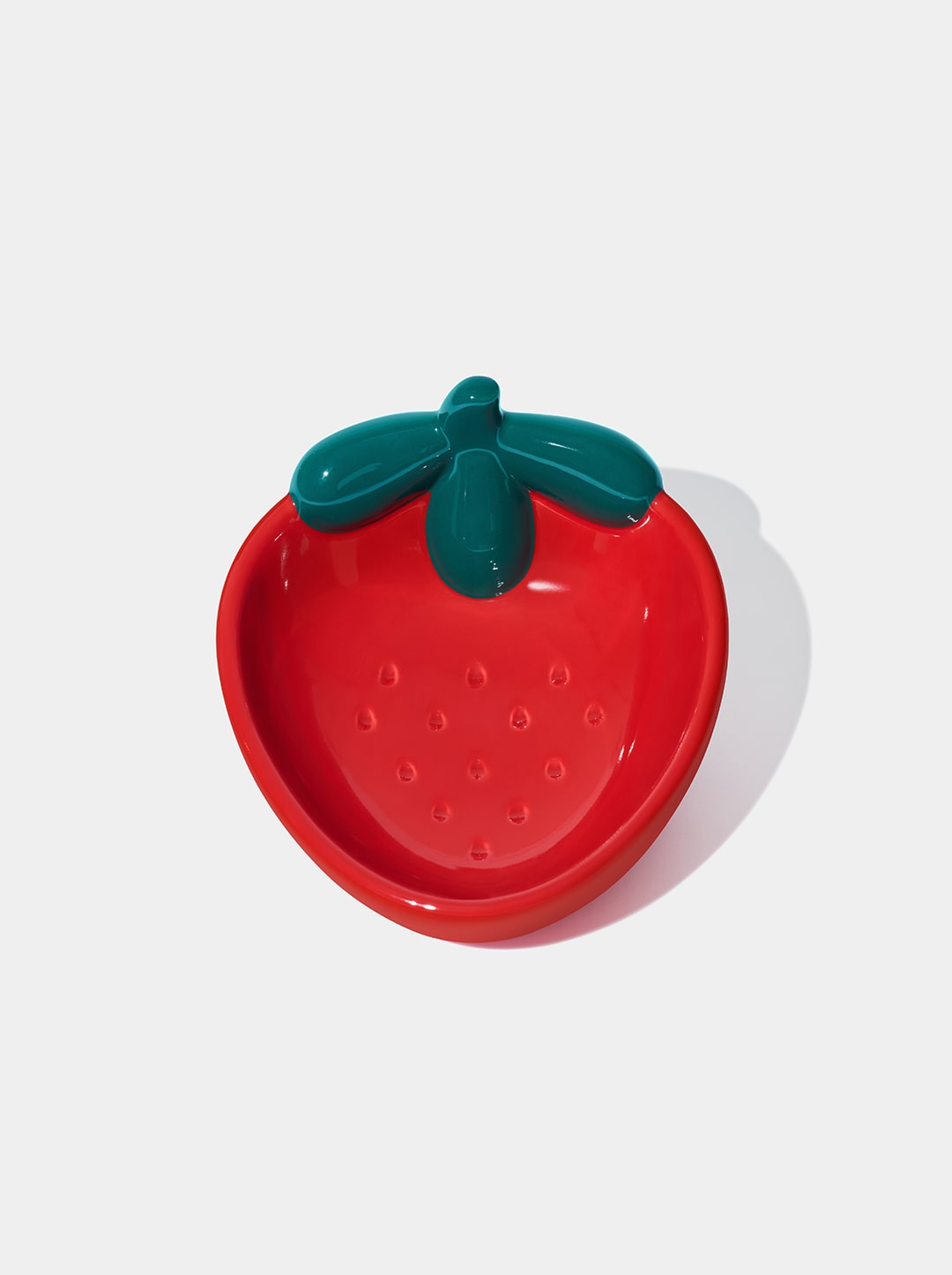 Strawberry Ceramic Pet Bowl