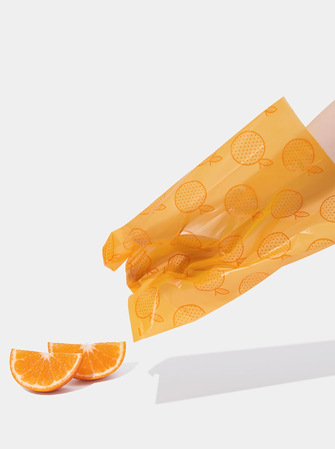 Tangerine Pet Poop Bags Refill Set (12 Rolls)