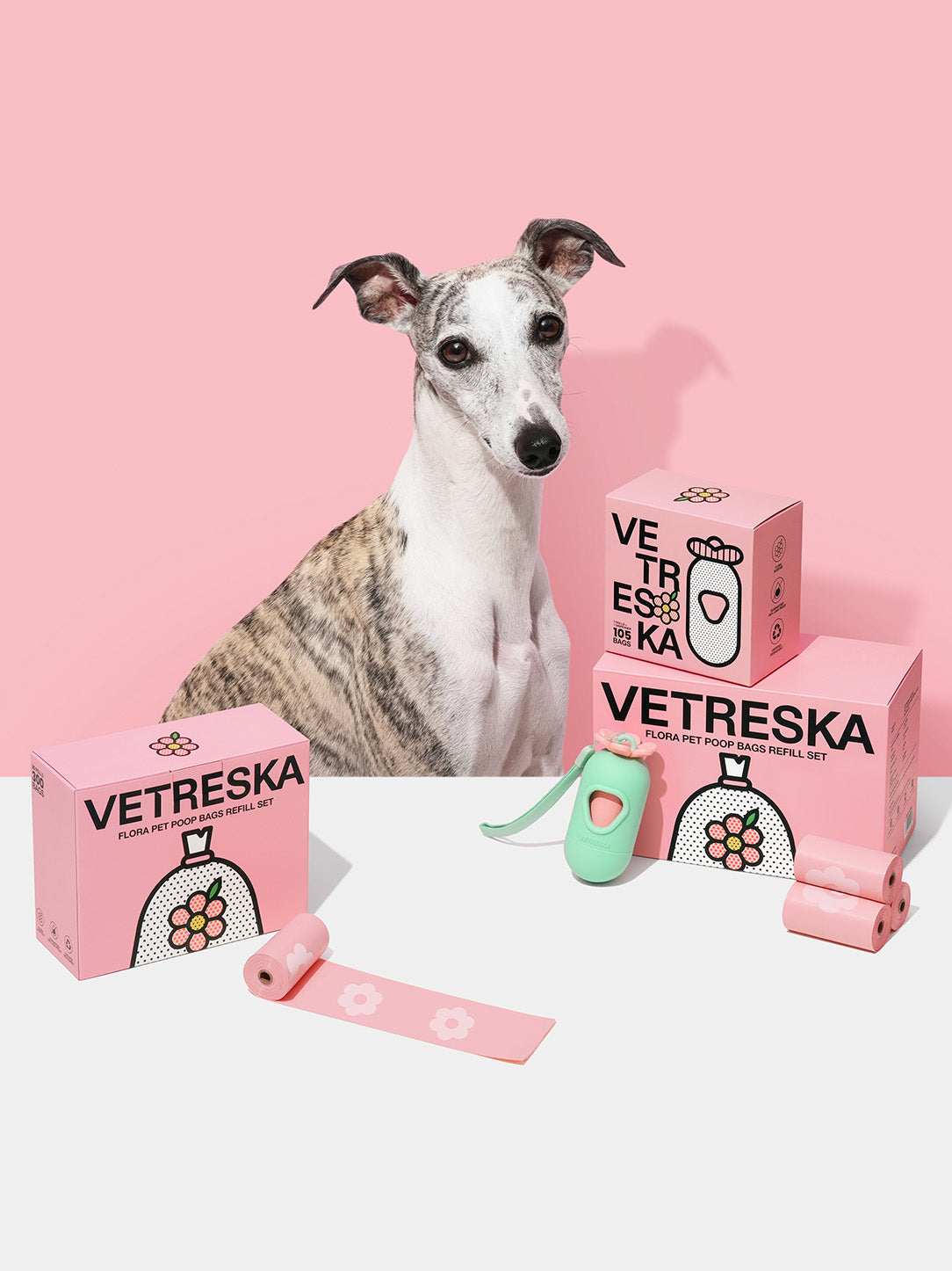 Flora Pet Poop Bags (20 Rolls)