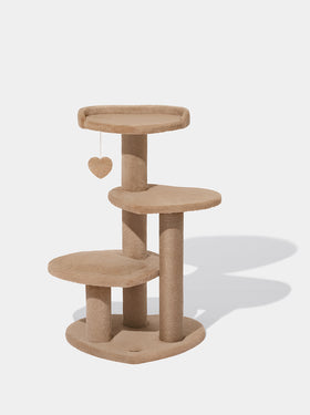 Hearts & Hues Cat Climber (Four Platforms) - Caramel Kiss
