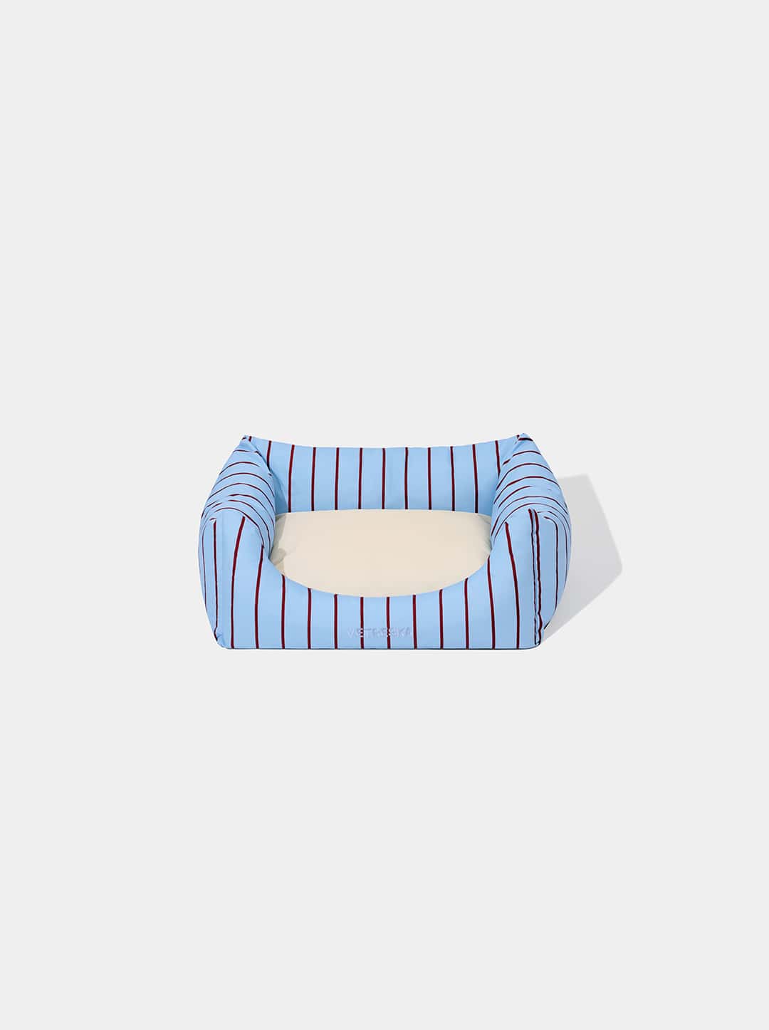 Vetreska Mist And Merlot Pet Sofa - Azure & Stripes