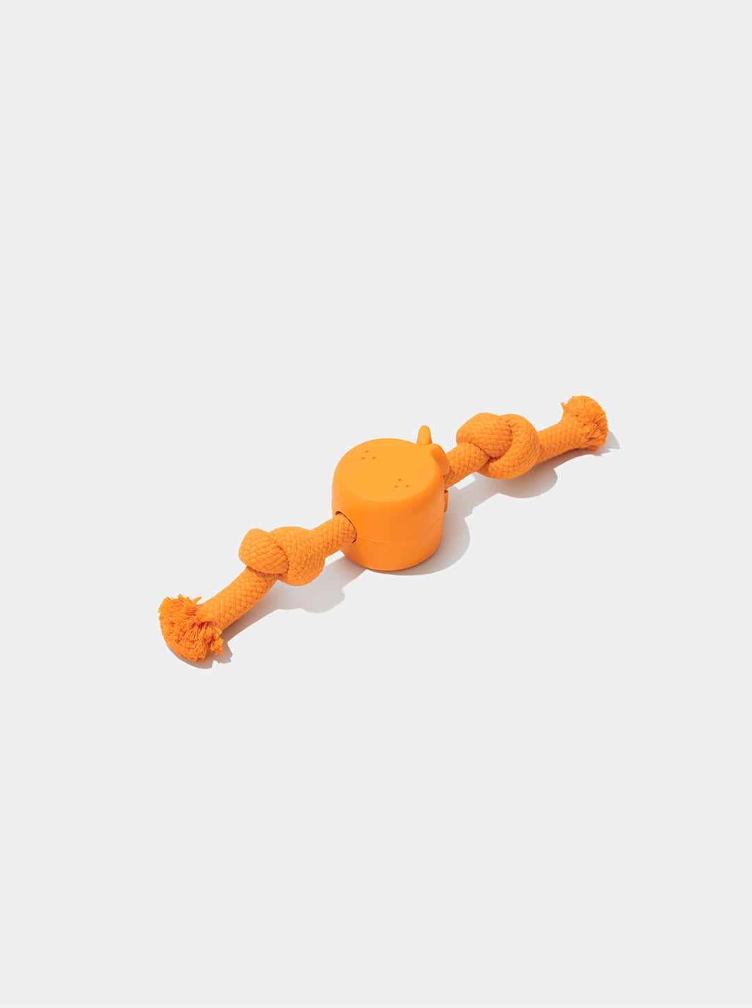 Tangerine Playful Charm Knot Rope Toy
