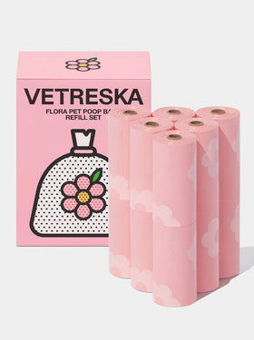 Flora Pet Poop Bags (12 Rolls)