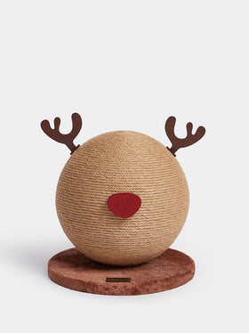 Reindeer Cat Scratching Ball